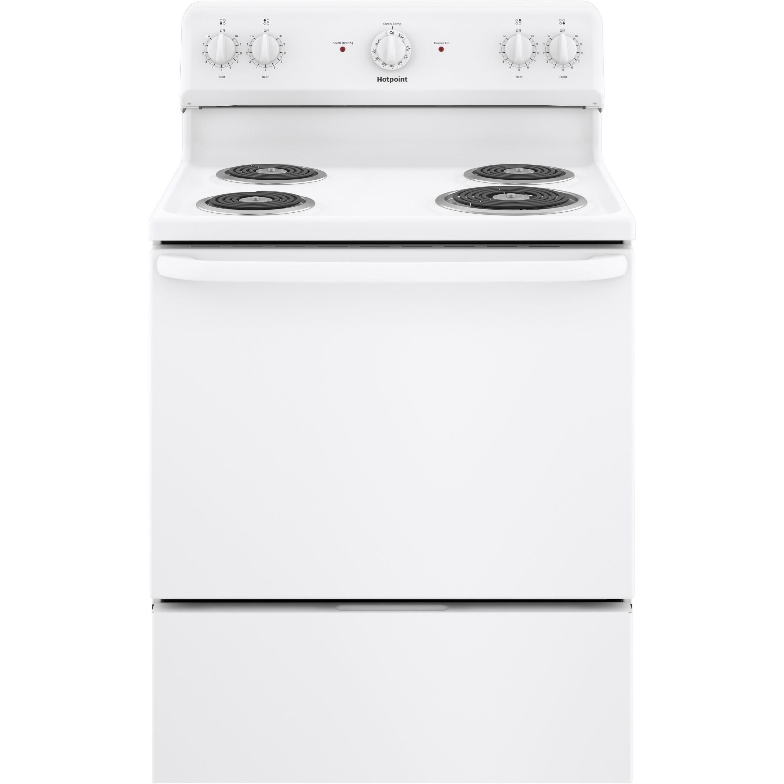 Hotpoint stove hotsell electric burner